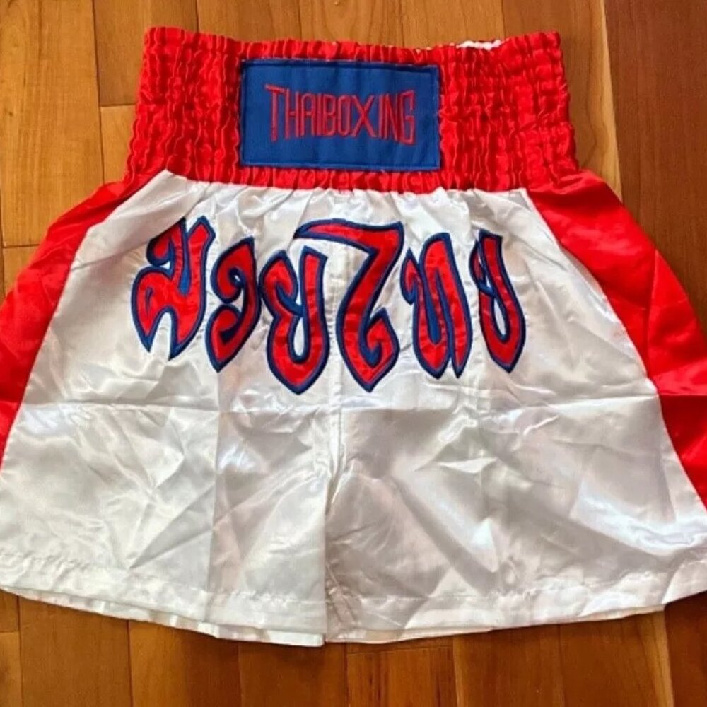 Muay Thai Boxing Shorts Satin Size XL